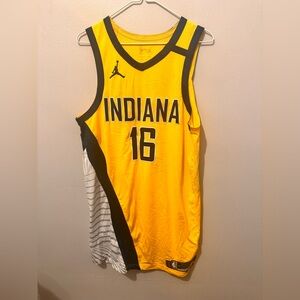 Nike Men's James Johnson Indiana Pacers Swingman Yellow 2019/20 Jersey size 50